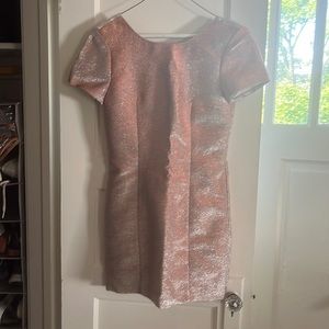 Pink sparkle mini dress from Express.